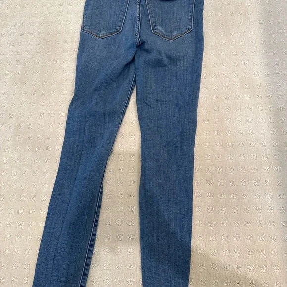 Abercrombie & Fitch Simone High Rise Super Skinny Distressed Jeans | 25 Short - Picture 5 of 6
